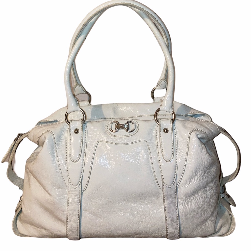 Michael Kors Patient Leather Satchel Bag